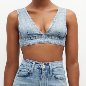 Triarchy
Vista Denim Bra Top Light Indigo